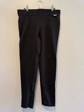 Calvin Klein Power Stretch Black Ankle Pants. Waist 15”, Rise 9”, Inseam 27”